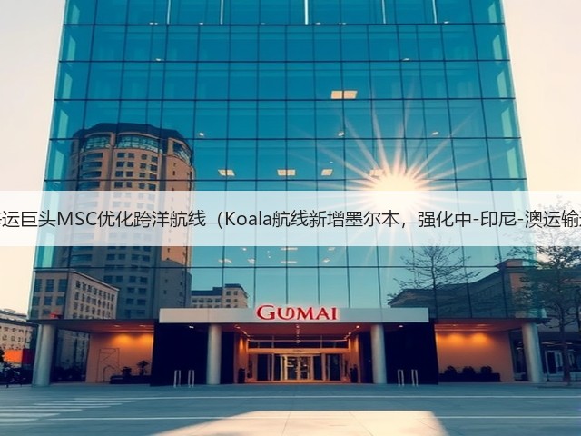 国际海运巨头MSC优化跨洋航线(Koala航线新增墨尔本,强化中-印尼-澳运输通道)(图3) 国际海运巨头MSC优化跨洋航线(Koala航线新增墨尔本,强化中-印尼-澳运输通道)(图3)