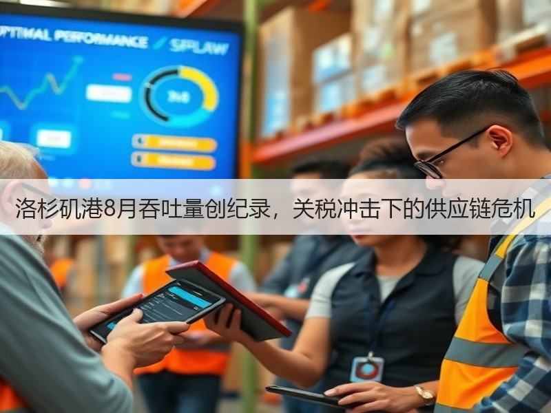 洛杉矶港8月吞吐量创纪录，关税冲击下的供应链危机