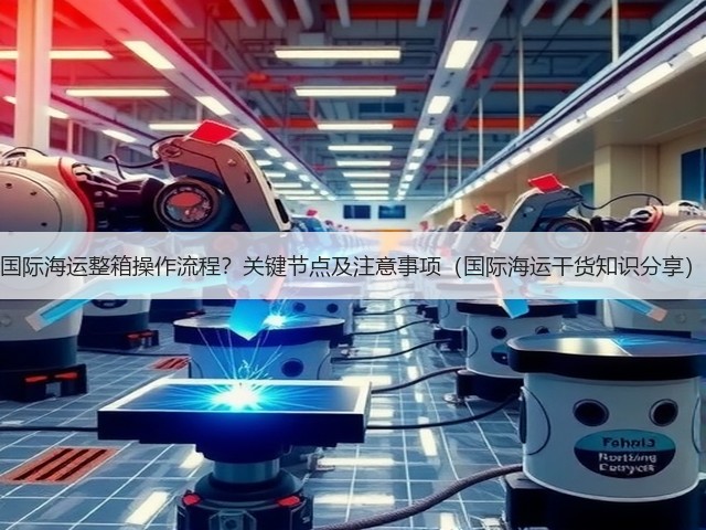 国际海运整箱操作流程?关键节点及注意事项(国际海运干货知识分享)(图3) 国际海运整箱操作流程?关键节点及注意事项(国际海运干货知识分享)(图3)