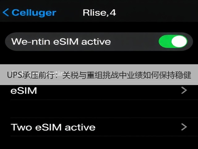 UPS承压前行:关税与重组挑战中业绩如何保持稳健(图3) UPS承压前行:关税与重组挑战中业绩如何保持稳健(图3)