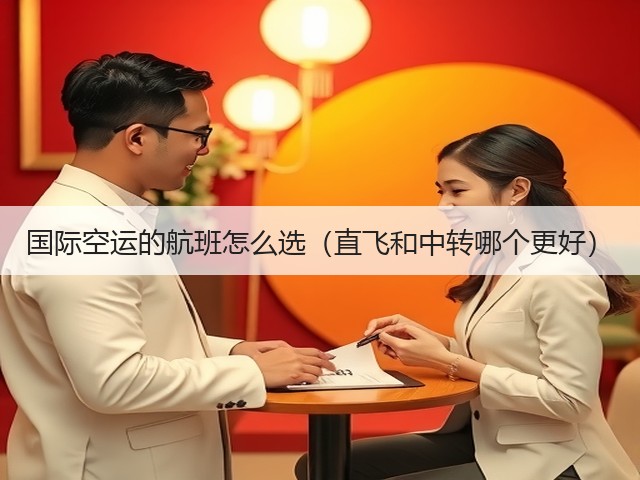 国际空运的航班怎么选(直飞和中转哪个更好)(图1) 国际空运的航班怎么选(直飞和中转哪个更好)(图1)