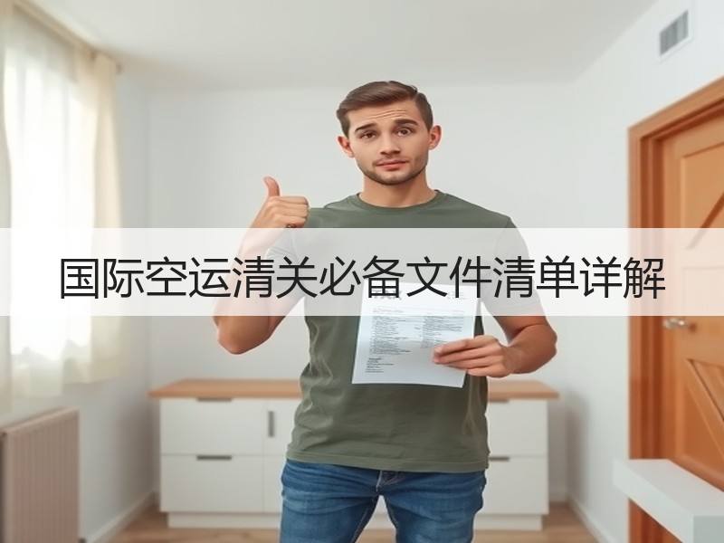 国际空运清关必备文件清单详解