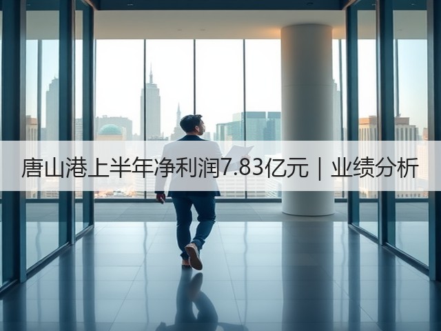 唐山港上半年净利润7.83亿元|业绩分析(图2) 唐山港上半年净利润7.83亿元|业绩分析(图2)