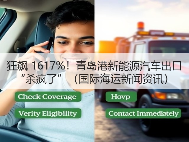 狂飙 1617%！青岛港新能源汽车出口 “杀疯了”（国际海运新闻资讯）(图1)