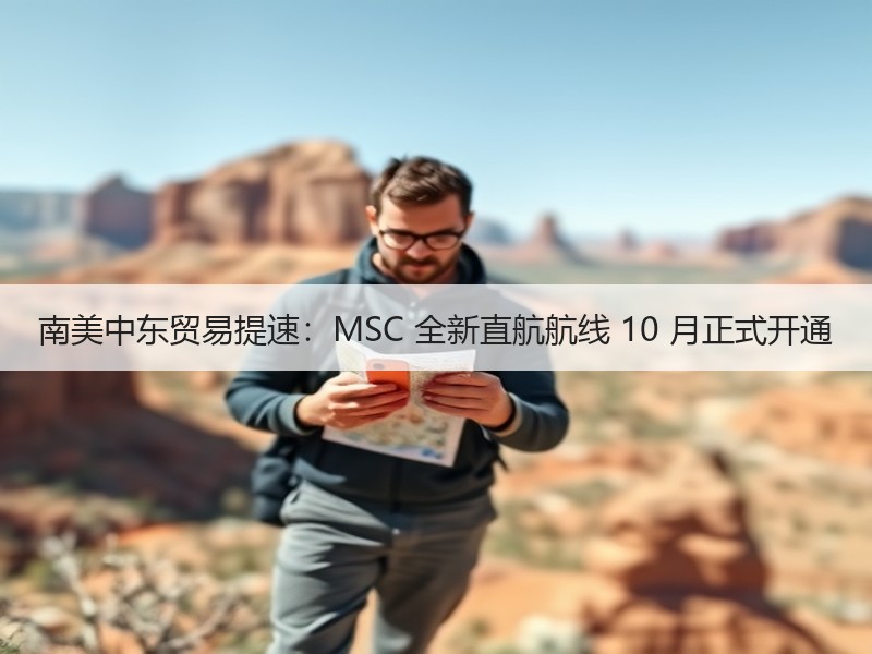 南美中东贸易提速：MSC 全新直航航线 10 月正式开通