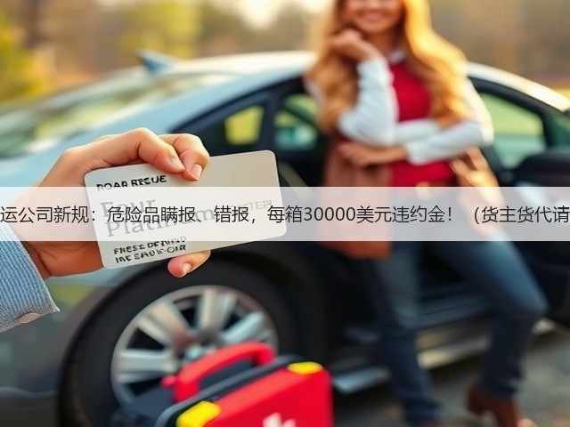 国际海运公司新规:危险品瞒报、错报,每箱30000美元违约金!(货主货代请注意)(图1) 国际海运公司新规:危险品瞒报、错报,每箱30000美元违约金!(货主货代请注意)(图1)