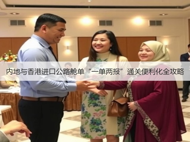 内地与香港进口公路舱单“一单两报”通关便利化全攻略(图1) 内地与香港进口公路舱单“一单两报”通关便利化全攻略(图1)