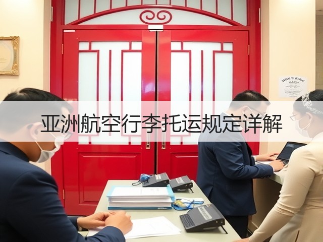 亚洲航空行李托运规定详解(图1)