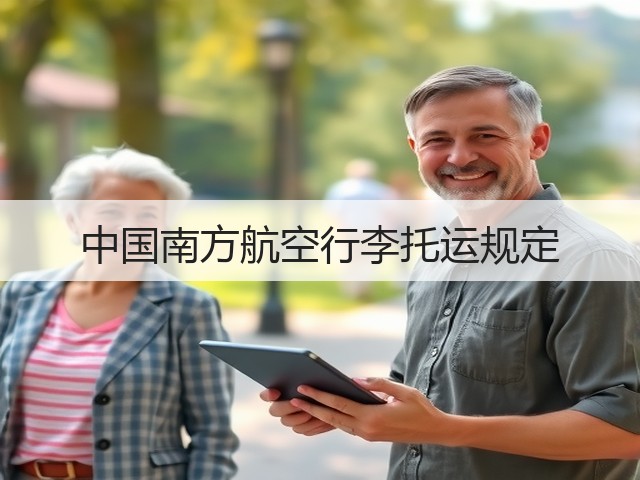 中国南方航空行李托运规定(图1) 中国南方航空行李托运规定(图1)