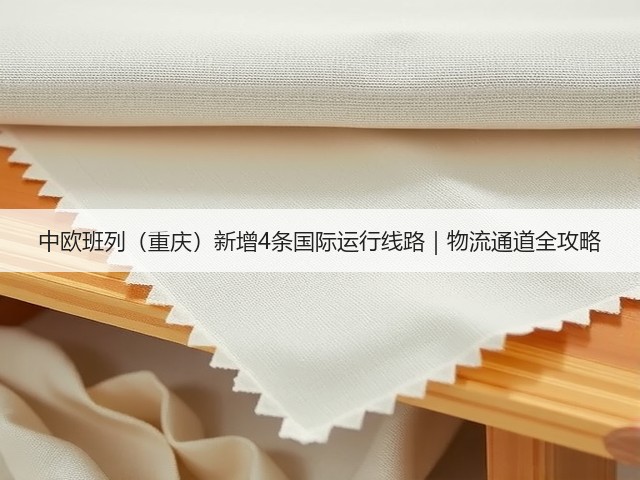中欧班列(重庆)新增4条国际运行线路|物流通道全攻略(图1) 中欧班列(重庆)新增4条国际运行线路|物流通道全攻略(图1)