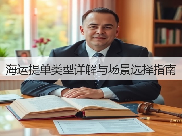 海运提单类型详解与场景选择指南(图3) 海运提单类型详解与场景选择指南(图3)