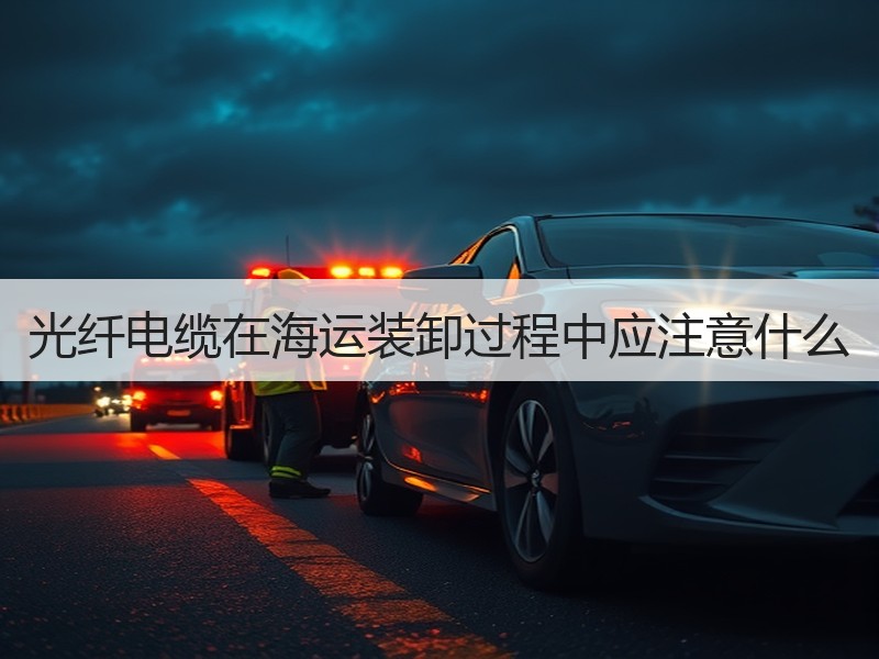 光纤电缆在海运装卸过程中应注意什么