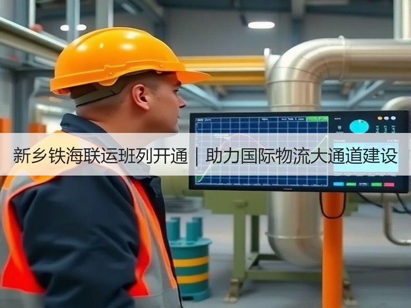 新乡铁海联运班列开通｜助力国际物流大通道建设