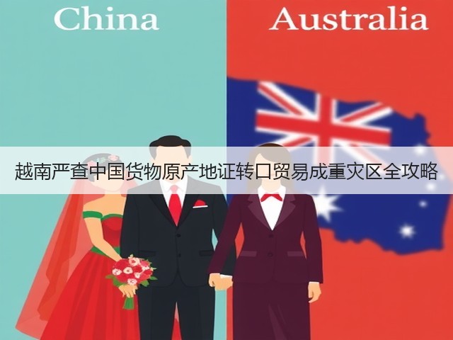 越南严查中国货物原产地证转口贸易成重灾区全攻略(图1)