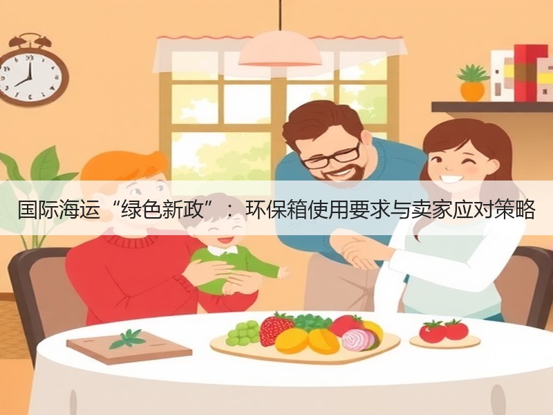 国际海运“绿色新政”：环保箱使用要求与卖家应对策略