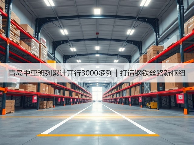 青岛中亚班列累计开行3000多列｜打造钢铁丝路新枢纽(图2)