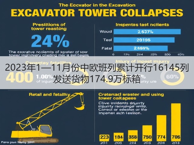 2023年1—11月份中欧班列累计开行16145列 发送货物174.9万标箱(图3) 2023年1—11月份中欧班列累计开行16145列 发送货物174.9万标箱(图3)