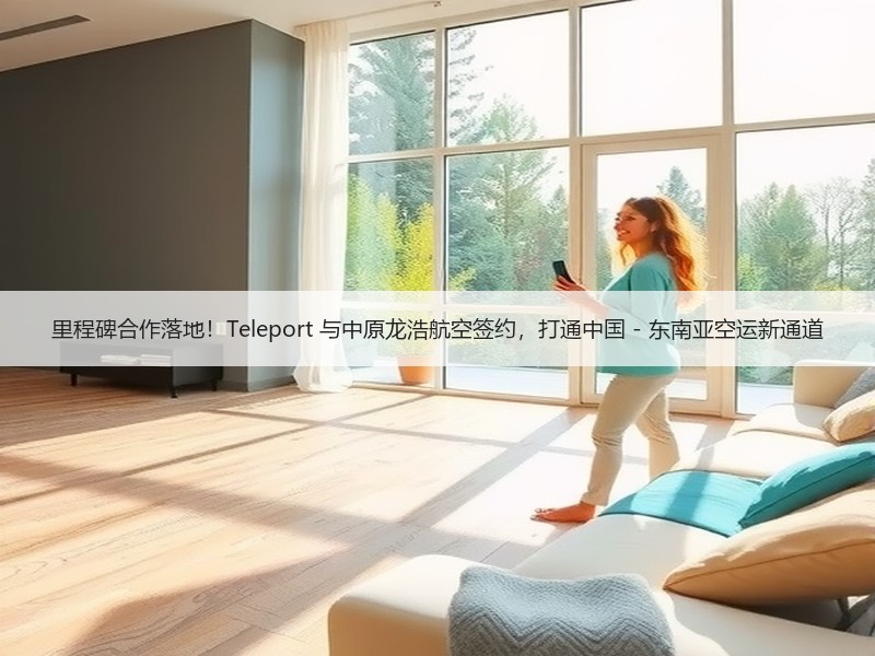 里程碑合作落地！Teleport 与中原龙浩航空签约，打通中国 - 东南亚空运新通道