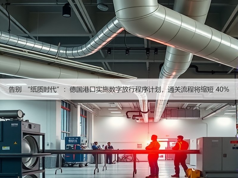 告别 “纸质时代”:德国港口实施数字放行程序计划,通关流程将缩短 40% 告别 “纸质时代”:德国港口实施数字放行程序计划,通关流程将缩短 40%