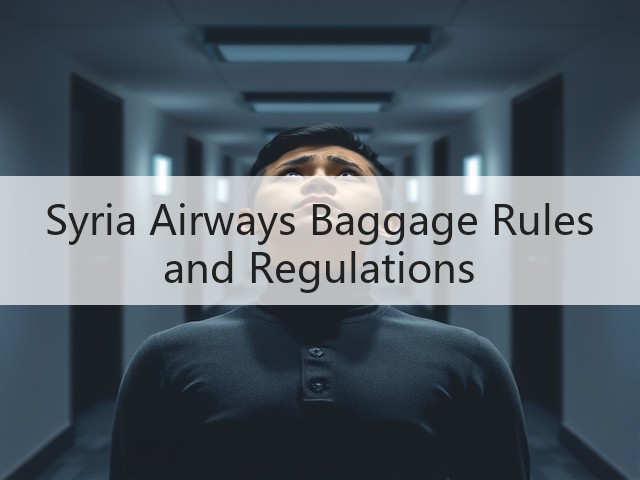 Syria Airways Baggage Rules and Regulations(图3) Syria Airways Baggage Rules and Regulations(图3)