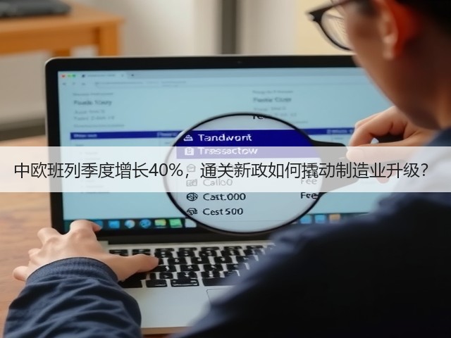 中欧班列季度增长40%,通关新政如何撬动制造业升级?(图1) 中欧班列季度增长40%,通关新政如何撬动制造业升级?(图1)