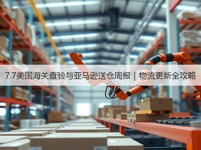 7.7美国海关查验与亚马逊送仓周报|物流更新全攻略(图1) 7.7美国海关查验与亚马逊送仓周报|物流更新全攻略(图1)