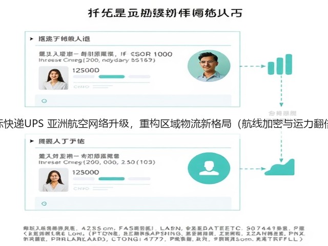 国际快递UPS 亚洲航空网络升级,重构区域物流新格局(航线加密与运力翻倍)(图2) 国际快递UPS 亚洲航空网络升级,重构区域物流新格局(航线加密与运力翻倍)(图2)