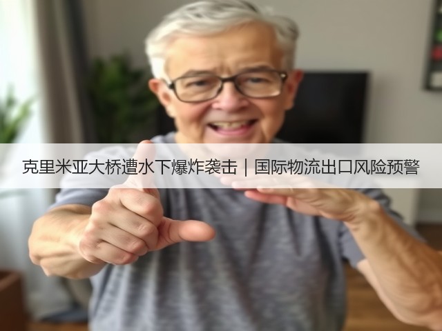 克里米亚大桥遭水下爆炸袭击｜国际物流出口风险预警(图3)