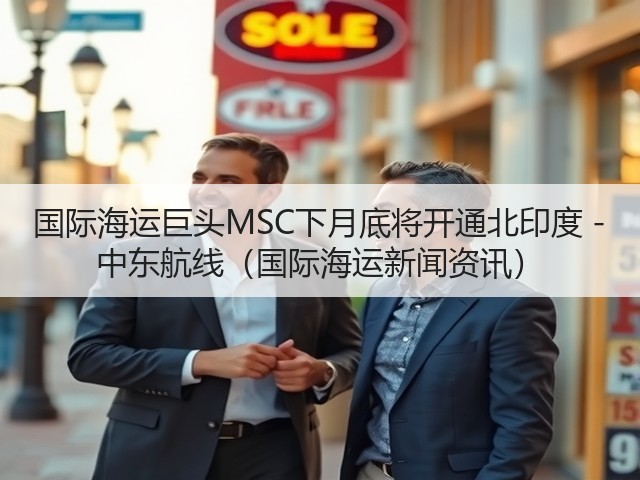 国际海运巨头MSC下月底将开通北印度 - 中东航线（国际海运新闻资讯）(图2)