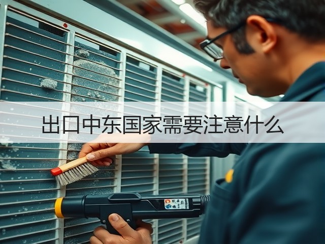 出口中东国家需要注意什么(图3) 出口中东国家需要注意什么(图3)