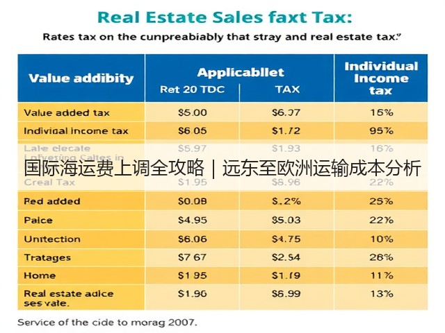 国际海运费上调全攻略|远东至欧洲运输成本分析(图2) 国际海运费上调全攻略|远东至欧洲运输成本分析(图2)