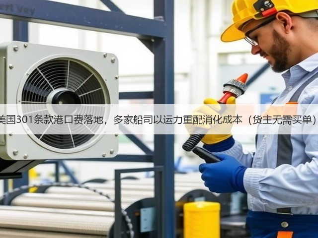 美国301条款港口费落地,多家船司以运力重配消化成本(货主无需买单)(图1) 美国301条款港口费落地,多家船司以运力重配消化成本(货主无需买单)(图1)