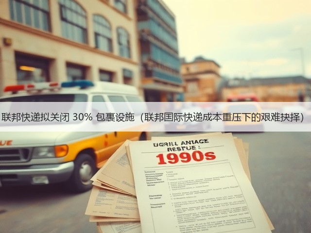 联邦快递拟关闭 30% 包裹设施（联邦国际快递成本重压下的艰难抉择）(图1)