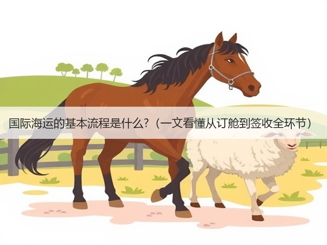 国际海运的基本流程是什么?(一文看懂从订舱到签收全环节)(图3) 国际海运的基本流程是什么?(一文看懂从订舱到签收全环节)(图3)