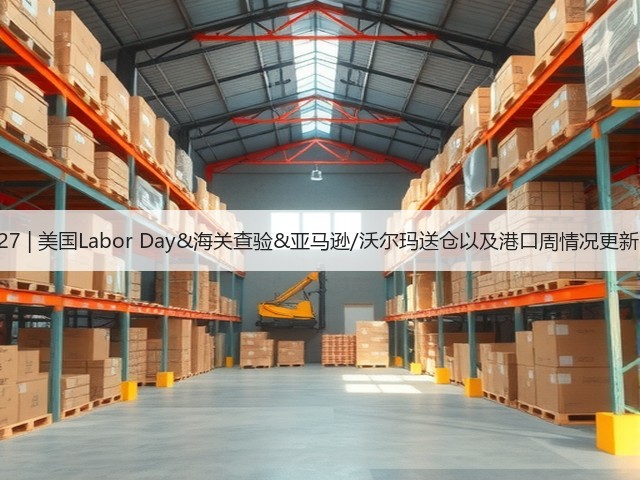 8.27 | 美国Labor Day&海关查验&亚马逊/沃尔玛送仓以及港口周情况更新!(图2) 8.27 | 美国Labor Day&海关查验&亚马逊/沃尔玛送仓以及港口周情况更新!(图2)