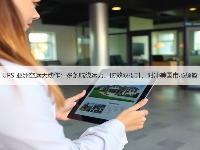 UPS 亚洲空运大动作：多条航线运力、时效双提升，对冲美国市场颓势(图2)