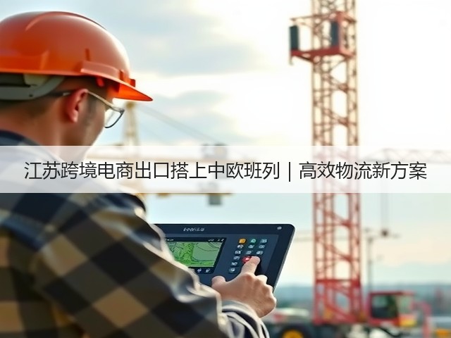江苏跨境电商出口搭上中欧班列|高效物流新方案(图1) 江苏跨境电商出口搭上中欧班列|高效物流新方案(图1)