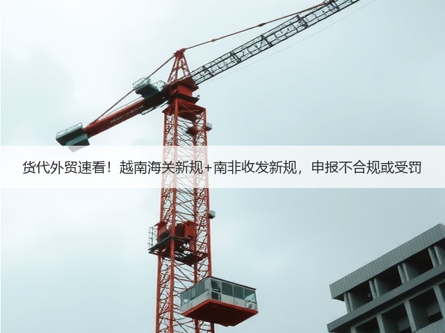 货代外贸速看!越南海关新规+南非收发新规,申报不合规或受罚(图3) 货代外贸速看!越南海关新规+南非收发新规,申报不合规或受罚(图3)