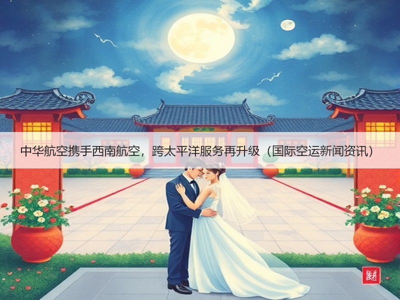 中华航空携手西南航空，跨太平洋服务再升级（国际空运新闻资讯）