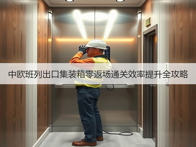 中欧班列出口集装箱零返场通关效率提升全攻略(图2) 中欧班列出口集装箱零返场通关效率提升全攻略(图2)