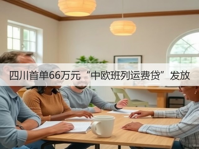 四川首单66万元“中欧班列运费贷”发放(图2) 四川首单66万元“中欧班列运费贷”发放(图2)
