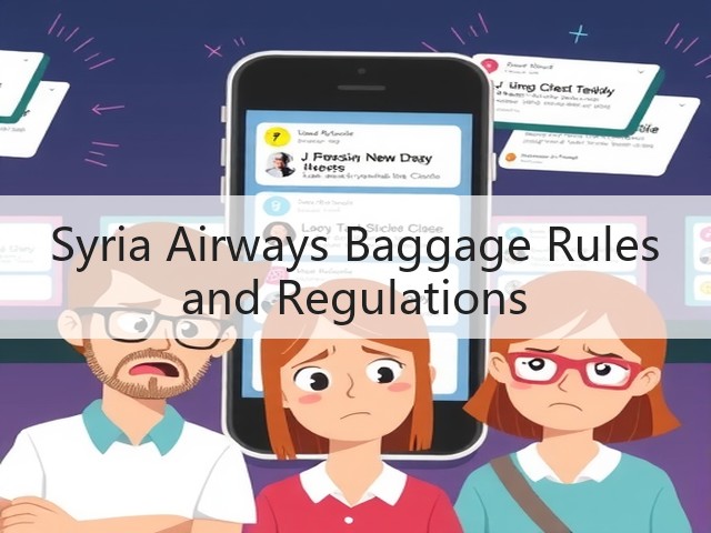 Syria Airways Baggage Rules and Regulations(图2) Syria Airways Baggage Rules and Regulations(图2)