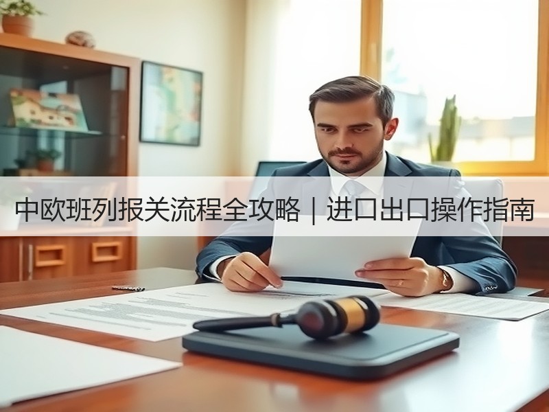 中欧班列报关流程全攻略|进口出口操作指南 中欧班列报关流程全攻略|进口出口操作指南