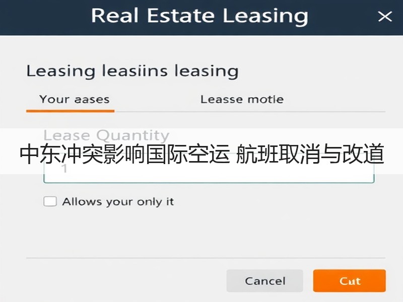 中东冲突影响国际空运 航班取消与改道 中东冲突影响国际空运 航班取消与改道