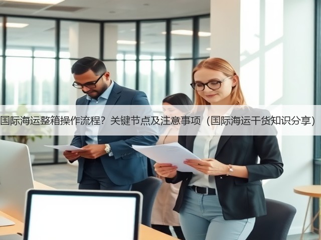 国际海运整箱操作流程?关键节点及注意事项(国际海运干货知识分享)(图2) 国际海运整箱操作流程?关键节点及注意事项(国际海运干货知识分享)(图2)