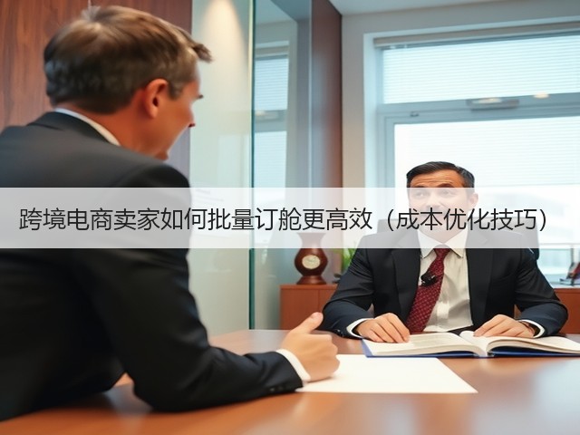 跨境电商卖家如何批量订舱更高效(成本优化技巧)(图3) 跨境电商卖家如何批量订舱更高效(成本优化技巧)(图3)