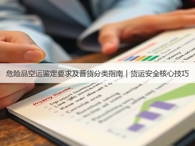 危险品空运鉴定要求及普货分类指南｜货运安全核心技巧(图2)
