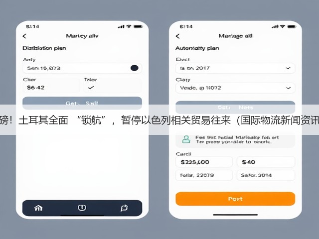 重磅!土耳其全面 “锁航”,暂停以色列相关贸易往来(国际物流新闻资讯)(图3) 重磅!土耳其全面 “锁航”,暂停以色列相关贸易往来(国际物流新闻资讯)(图3)