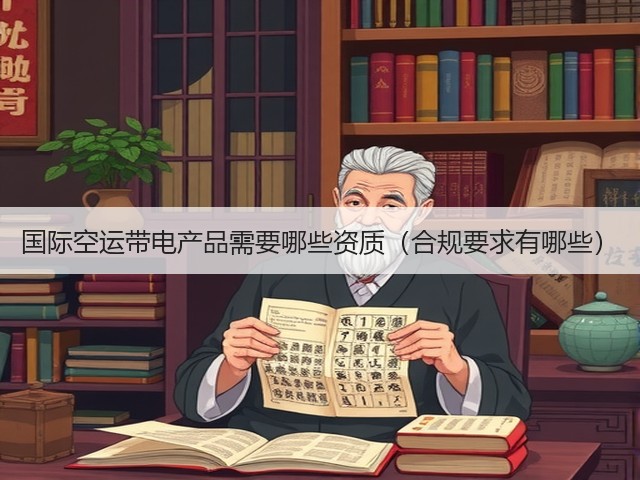 国际空运带电产品需要哪些资质(合规要求有哪些)(图3) 国际空运带电产品需要哪些资质(合规要求有哪些)(图3)