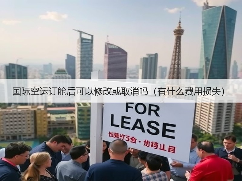 国际空运订舱后可以修改或取消吗（有什么费用损失）